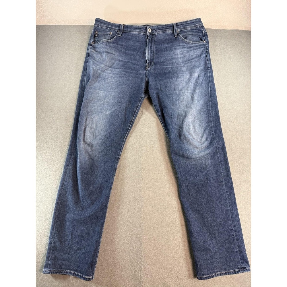 AG Adriano Goldschmied Graduate Jeans Mens 42x34 Medium Wash Blue Tapered Denim